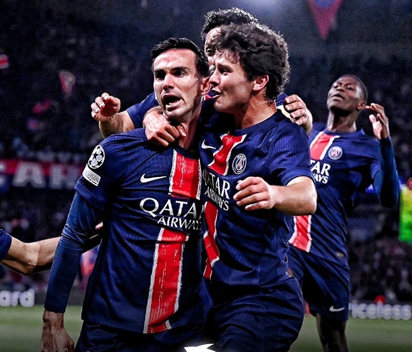 曼城客场战胜巴黎圣日耳曼，晋级在望